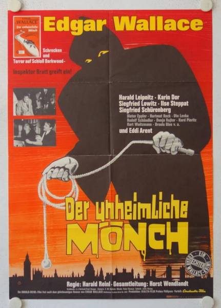 The Sinister Monk original release german movie poster